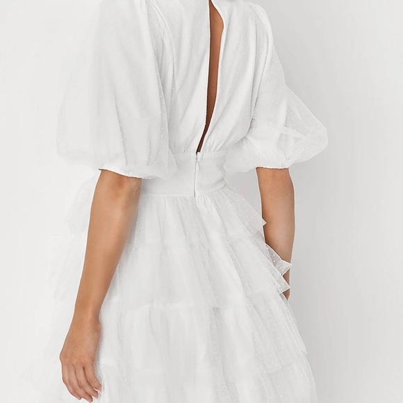 Lulu’s White Tulle Dress - Picture 6 of 6